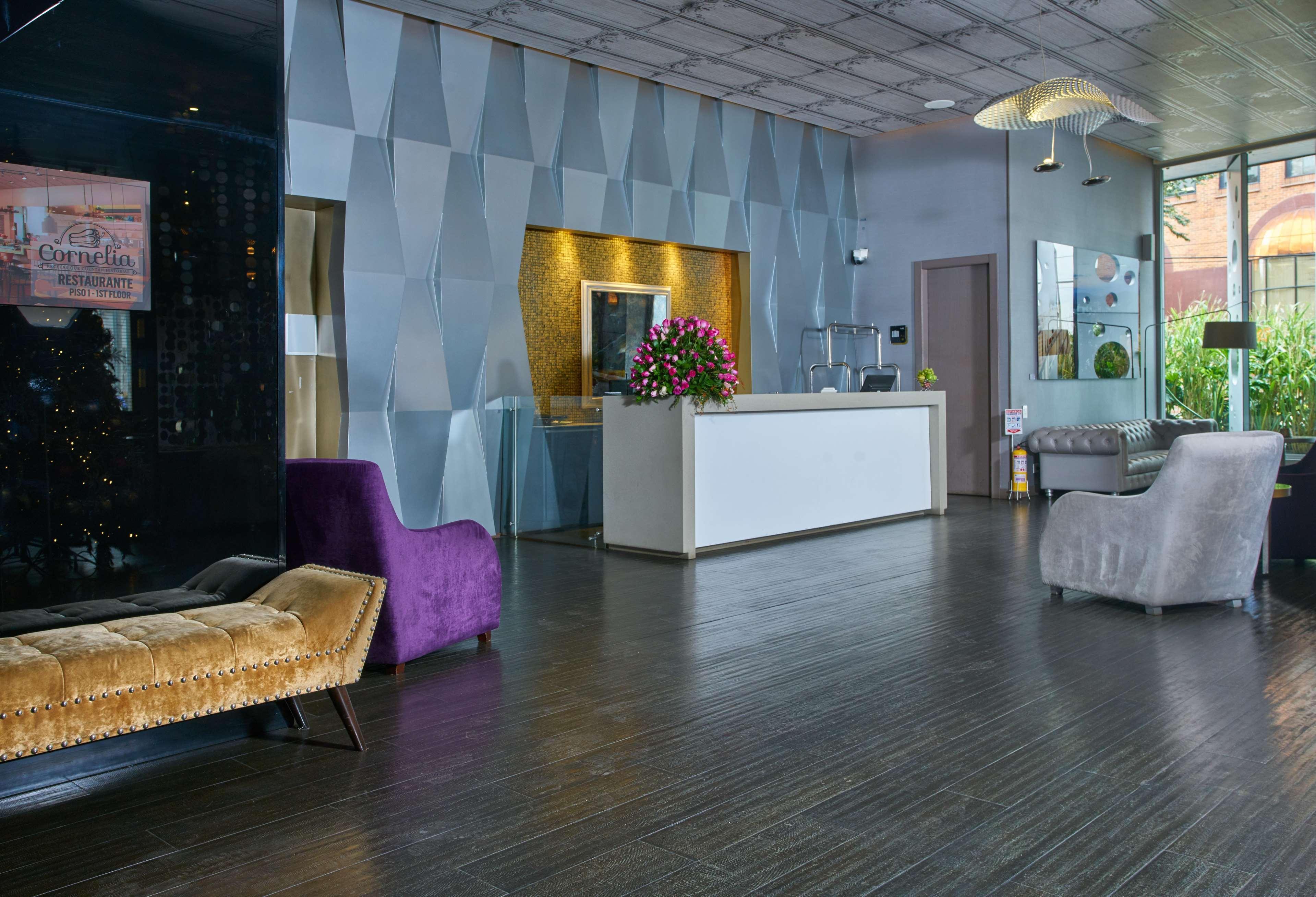 Hotel 100 Luxury Suites By Preferred 波哥大 外观 照片 Lobby