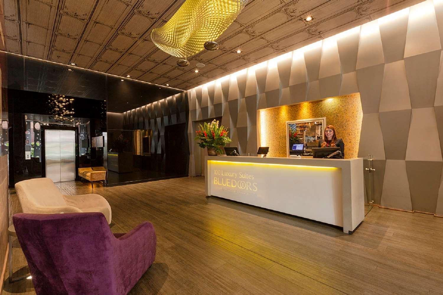 Hotel 100 Luxury Suites By Preferred 波哥大 外观 照片 The lobby of the hotel