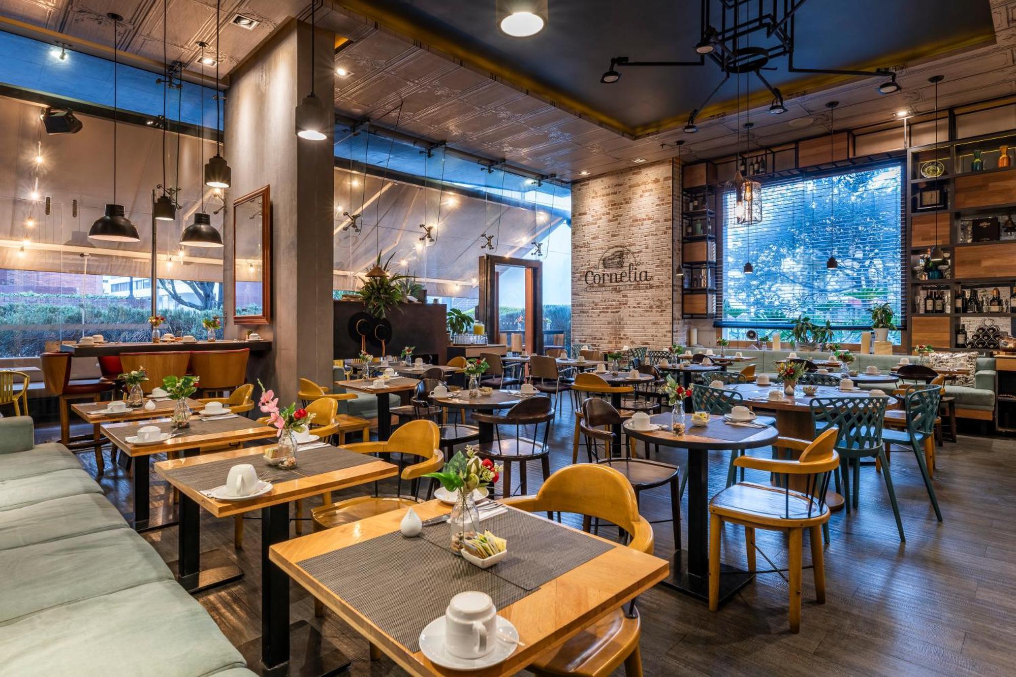 Hotel 100 Luxury Suites By Preferred 波哥大 外观 照片 Restaurant in the hotel